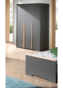 Vipack Kleiderschrank »London« Made in Europe in grau, Größe B/H/T: 145,6 cm x 195,2 cm x 56 cm