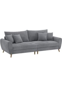 Mr. Couch Big-Sofa »Blackburn II« Wahlweise mit Kaltschaumpolsterung bis 140 kg belastbar in grau, Größe B/H/T: 260 cm x 71 cm x 108 cm