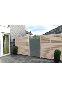 TETZNER & JENTZSCH Tetzner & Jentzsch Sichtschutzelement »Hampton« langlebig in beige, Größe H/L: 180 cm x 15,03 m