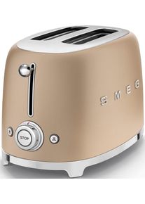 Smeg Toaster »TSF01CHMEU« 2 kurze Schlitze 950 W in beige