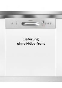Hanseatic teilintegrierbarer Geschirrspüler »HGTI6082E127735BS« 12 Maßgedecke in silberfarben