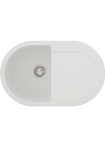 respekta Einbauspüle »PHOENIX79X50G« in weiß