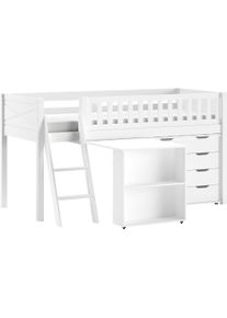 Vipack Spielbett Made in Europe in weiß, Größe Liegefläche B/L: 90 cm x 200 cm