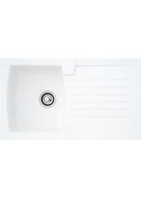 respekta Einbauspüle in weiß