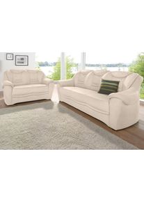 Sit & More Sit&More Polstergarnitur »Bansin« bestehend aus einem 3- und einem 2- Sitzer, inklusive Federkern in beige