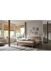 Home Affaire Massivholzbett »Chavot II« wahlweise in Kernbuche oder Wildeiche erhältlich in braun, Größe Liegefläche B/L: 180 cm x 200 cm