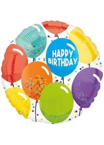 Amscan Ballon aluminium pause anniversaire 45cm