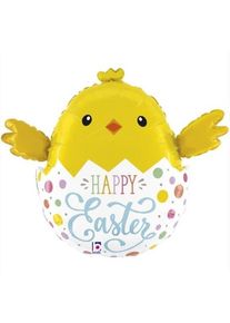 Ballon aluminium poussin de Pâques 84cm