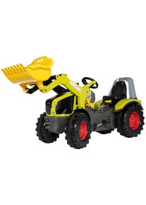 Rolly Toys Tretfahrzeug &raquo;Premium Claas Axion 950&laquo; Kindertraktor mit Lader in gr&uuml;n
