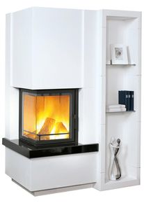 Hark Kaminbausätze » »Easy 500 mit Regal«« in schwarz