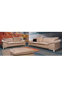 COTTA Polstergarnitur »Teresa« Set in braun, Größe B/H/T: 235 cm