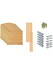 TETZNER & JENTZSCH Tetzner & Jentzsch Dichtzaun »Madison 3« 5 Elemente in grün, Größe H/L: 180 cm x 9,54 m