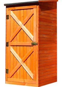 Promadino Garten-Geräteschrank »Pforzheim« in braun