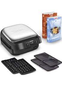 Tefal 2-in-1-Sandwichmaker »SW872D Snack Collection Precision« 700 W Antihaftbeschichtung, austauschbare Plattensets, inkl. Rezeptbuch, Größe 0