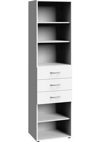 wimex Standregal »Multiraumkonzept« planbar und erweiterbar in weiß, Größe B/H/T: 30 cm x 185 cm x 40 cm