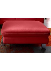 COTTA Hocker »Driver« mit edlen Metallfüßen in rot, Größe B/H/T: 101 cm x 43 cm x 65 cm