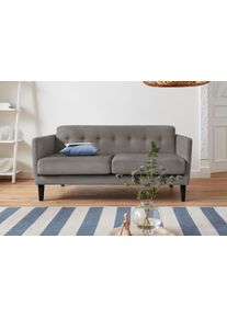 Andas 2-Sitzer »Raadal« in geradliniger skandinavischer Optik in grau, Größe B/H/T: 161 cm x 74 cm x 84 cm