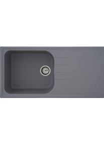 respekta Einbauspüle »ORLANDO100X50G« in grau