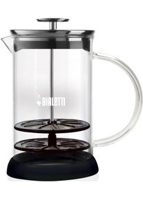 Bialetti Milchaufschäumer »Cappuccinatore Glas« Glas, Fassungsvermögen: ca. 500 ml in schwarz