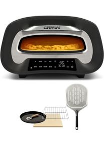 G3FERRARI Pizzaofen »G'10186 G3FERRARI« bis 430 °C, viel Zub., in nur 120 Sek., 8 Programme und Rezeptheft in schwarz