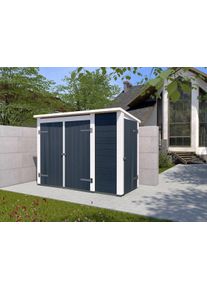 Weka Gerätehaus »Multibox mit Regalsystem« in grau