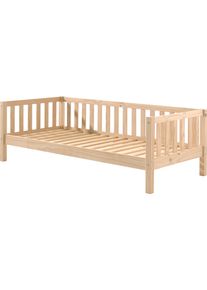 Vipack Einzelbett »Sprossenumrandung in beige, Größe Liegefläche B/L: 90 cm x 200 cm