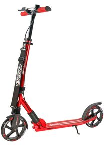 BEST Sporting Cityroller »City-Scooter schwarz rot« in schwarz