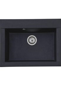 respekta Einbauspüle in schwarz