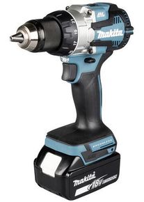 Makita DDF489RTJ Akku-Bohrschrauber 18V 5Ah 2x Akku Li-Ion bürstenlos Ladegerät blau schwarz