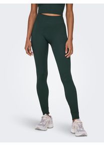 Only Play Damen Trainingstights »ONPJAIA LIFE HW LOUNGE« in gerippter Struktur in grün, Größe S