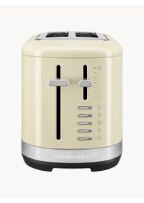 KitchenAid Hriankovač Almond Biela Umelá hmota, Nerezová oceľ Š 31 x H 18 cm