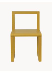 Ferm Living Kids Silla infantil de madera Little Architect Amarillo Madera An 32 x F 30 cm