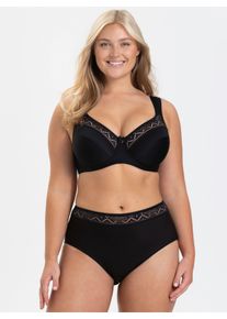 Miss Mary Of Sweden Dames Steunbeha met beugel in zwart ,maat 100B, Witt, 54% Polyester, 23% Polyamide, 17% Lyocell, 6% Elastan