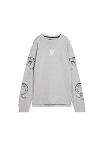 Puma Funktionsshirt 'Puma Hoops x Harry Potter™' Damen graumeliert / dunkelgrün / weiß Größe S