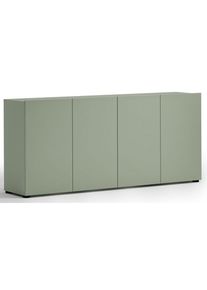 Sideboard , Grün , Holzwerkstoff , 2 Fächer , 180x79x38 cm , Typenauswahl, Beimöbel erhältlich, stehend , Kleinmöbel, Kommoden, Sideboards