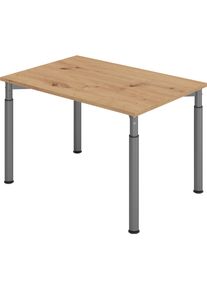Hammerbacher, Schreibtisch, Schreibtisch 4Fuss-rd.120x80cm Asteiche/Graphi (120 x 80 cm)