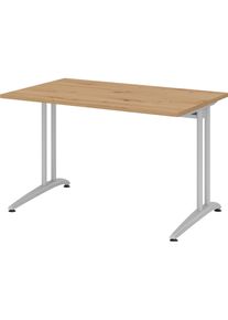 Hammerbacher, Schreibtisch, Schreibtisch C-Fuss 120x80cm Asteiche (120 x 80 cm)
