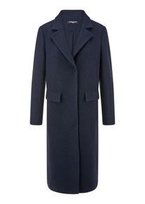 Fadenmeister Berlin - Mantel, blau, Gr. 38, Wolle