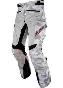 Leatt ADADV FlowTour 7.5 Steel, pantalon textile imperméable , couleur: Gris/Gris Clair/Noir/Beige , taille: XL