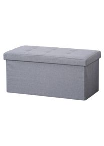 Kesper 15952 Kárpitozott komód, világosszürke, 76x 38 x 38 cm