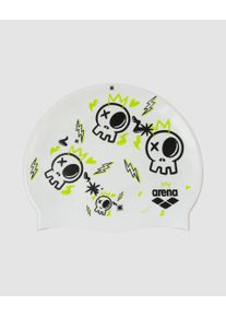 arena Swim Cap - Unisex - Fun_skulls - Size: One size fits all - Print Junior Silicone Swim Cap Age 6-12