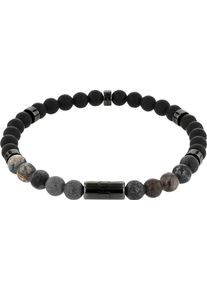 JOOP! Armband 2038991 met agaat, hypersteen heren armbanden zwart