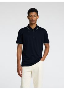 Selected Homme Poloshirt SLHFAVE SPORT ZIP SS POLO NOOS heren poloshirts maat S blauw