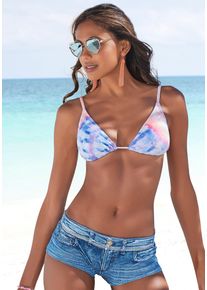 Kangaroos Bikini-hotpants PATTY met gerecyclede polyamide dames bikinibroekjes maat 34 blauw