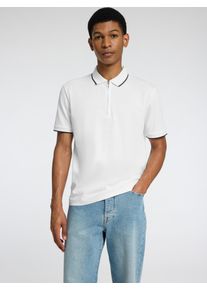 Selected Homme Poloshirt SLHFAVE SPORT ZIP SS POLO NOOS heren poloshirts maat M wit