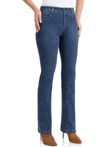 wonderjeans Bootcut jeans Boot Nauwsluitend model met licht uitlopende broekspijpen dames jeans maat 38 blauw