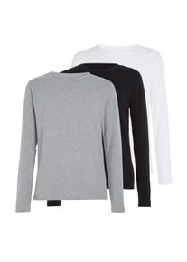 Tommy Hilfiger Underwear T-shirt 3P LS Tee met merklabel (Set van 3) heren t-shirts maat L (52) multicolor