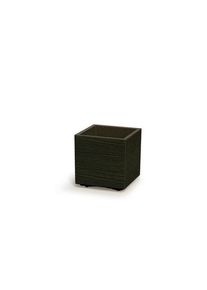 Kvetináč MADERA SQUARE ECO WOOD 28,8 cm,tmavohnedý, S