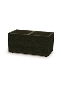 Kvetináč MADERA CASE ECO WOOD 77 cm, tmavohnedý, M