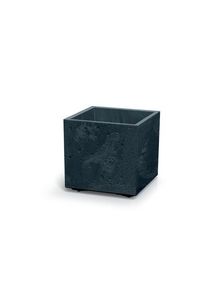 Kvetináč SIERRA SQUARE BETON EFFECT 38,5 cm,antracitová farba, M